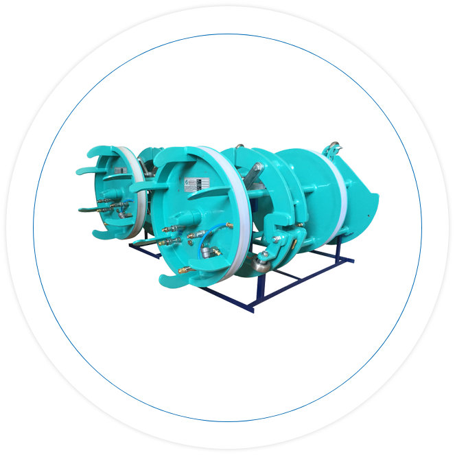 Internal Pipe Hydraulic Clamp With Purging