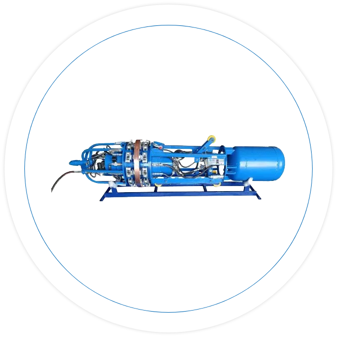 Internal Pipe Pneumatic Clamp With Copper Backup